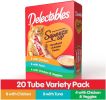 Hartz Delectables Squeeze Up Cat Treat Variety Pack Chicken Tuna and Veggies