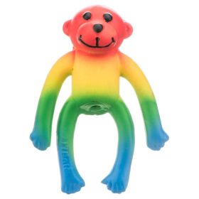Lil Pals Latex Monkey Dog Toy Assorted Colors (Size: 3 count)