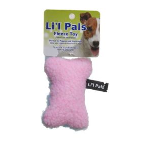 Lil Pals Fleecy Plush Dog Bone Toy (Size: 6 count)