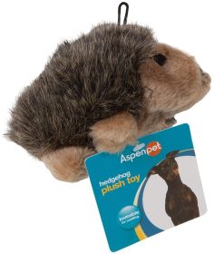 Aspen Pet Plush Hedgehog Dog Toy (Size: Medium - 7 count)