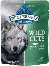 Blue Buffalo Wilderness Trail Toppers Wild Cuts Duck in Gravy (Size: 9 oz (3 x 3 oz))