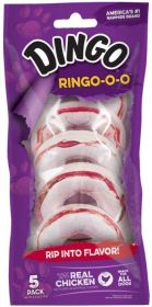 Dingo Ringo-O-O with Real Chicken (No China Ingredients) (Size: 30 count (6 x 5 ct))
