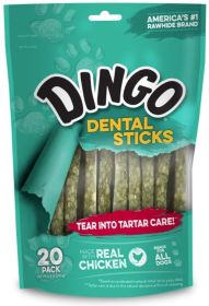 Dingo Dental Sticks for Tartar Control (Size: 20 count)