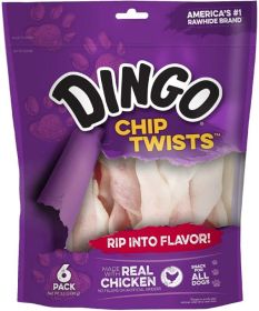 Dingo Chip Twists with Real Chicken (Size: 36 count (6 x 6 ct))