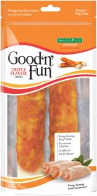 Healthy Hide Good N Fun Triple Flavor Chicken and Beef Hide Rolls (Size: 12 count (6 x 2 ct))
