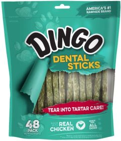 Dingo Dental Sticks for Tartar Control (Size: 288 count (6 x 48 ct))