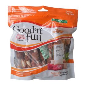 Healthy Hide Good'n' Fun Triple Flavor Kabobs Chicken, Duck and Chicken Liver Dog Treats (Size: 72 count (4 x 18 ct))