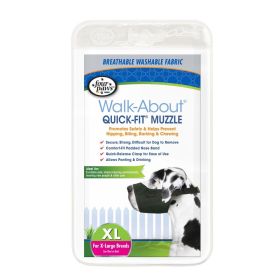 Four Paws Walk About Quick Fit Muzzle for Dogs (Size: X-Large - 1 count)