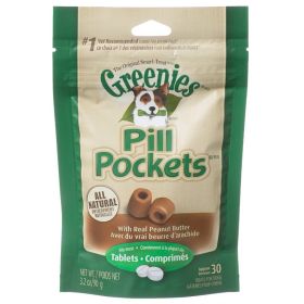 Greenies Pill Pockets Peanut Butter Flavor Tablets (Size: 3.2 oz)