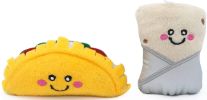ZippyPaws Catnip NomNomz Taco and Burrito