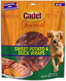 Cadet Gourmet Sweet Potato and Duck Wraps for Dogs (Size: 56 oz (2 x 28 oz))