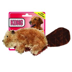 KONG Beaver Plush Low Stuffing Dog Toy (Size: Small - 1 count)