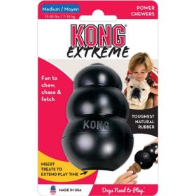 KONG Extreme Dog Toy Ideal for Power Chewers (Size: Medium - 1 count)