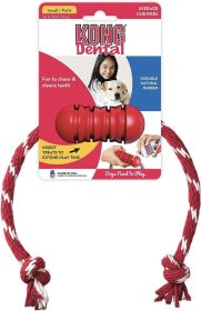 KONG Dental With Floss Rope Chew Toy Small (Size: 3 count)