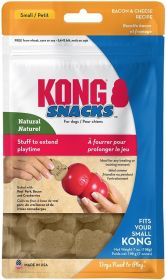 KONG Snacks for Dogs Bacon and Cheese Recipe Small (Size: 21 oz (3 x 7 oz))
