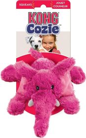 KONG Cozie Elmer the Elephant Dog Toy Small (Size: 3 count)