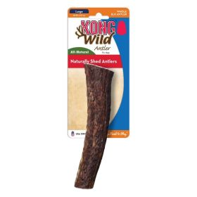 KONG Wild Whole Elk Antler for Dogs Large (Size: 3 count)