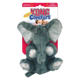 KONG Comfort Kiddos Elephant Squeaker Dog Toy (Size: 7 count)