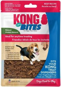 KONG Bites Mini Beef Flavor Treats for Dogs (Size: 2 count)