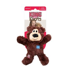 KONG Wild Knots Bear Assorted Colors (Size: Large - 6 count)