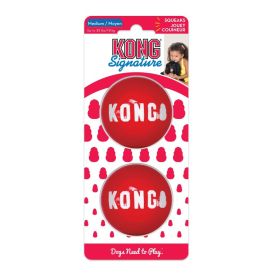 KONG Signature Ball Dog Toy Medium (Size: 2 count)