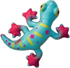 KONG Shieldz Tropics Gecko Dog Toy Medium (Size: 1 count)