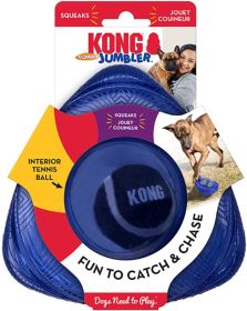 KONG Jumbler Flinger Dog Toy (Size: Small - 6 count)