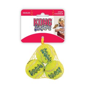 KONG Air Dog Squeaker Tennis Balls X-Small Dog Toy (Size: 3 count)