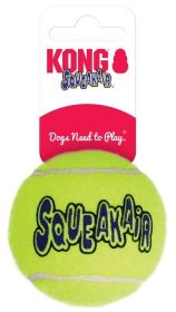 KONG Air Dog Squeaker Tennis Balls Medium Dog Toy (Size: 1 count)