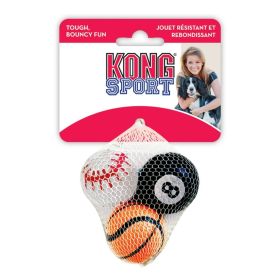 KONG Assorted Sports Balls Bouncing Dog Toys (Size: X-Small - 12 count)
