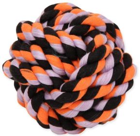 Mammoth Cotton Blend Monkey Fist Ball Flossy Dog Toy 3.75" Small (Size: 6 count)