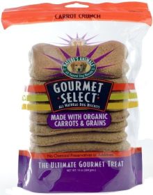 Natures Animals Gourmet Select Carrot Crunch Organic Dog Bones (Size: 39 oz (3 x 13 oz))