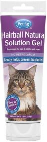 PetAg Hairball Natural Solution Gel for Cats (Size: 3.5 oz)