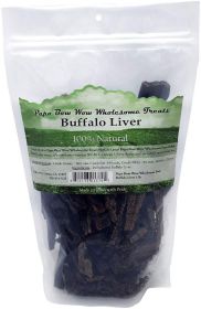 Papa Bow Wow Buffalo Liver Dog Treats (Size: 1 lb)