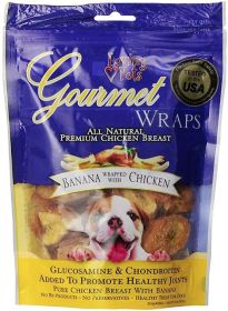 Loving Pets Gourmet Wraps Banana and Chicken (Size: 72 oz (12 x 6 oz))