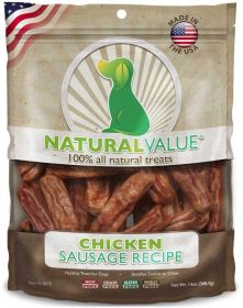 Loving Pets Natural Value Chicken Sausages (Size: 39 oz (3 x 13 oz))