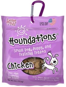 Loving Pets Houndations Training Treats Chicken (Size: 24 oz (6 x 4 oz))