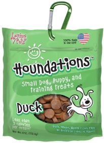 Loving Pets Houndations Training Treats Duck (Size: 4 oz)