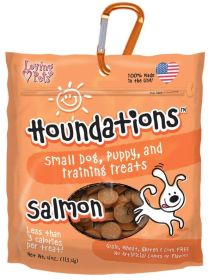 Loving Pets Houndations Training Treats Salmon (Size: 4 oz)