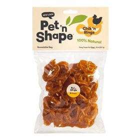 Pet n Shape Chik n Rings Natural Chicken Dog Treats (Size: 80 oz (10 x 8 oz))