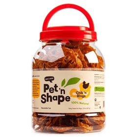 Pet n Shape Chik n Rings Natural Chicken Dog Treats (Size: 4 lb (2 x 2 lb))
