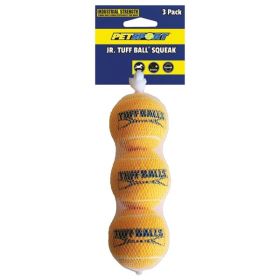Petsport Jr. Tuff Balls Squeak (Size: 9 count (3 x 3 ct))