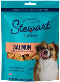 Stewart Freeze Dried Wild Salmon Treats (Size: 8.25 oz (3 x 2.75 oz))