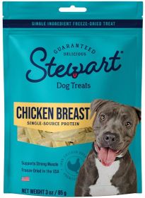 Stewart Freeze Dried Chicken Breast Treat (Size: 9 oz (3 x 3 oz))