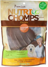 Nutri Chomps Pig Ear Shaped Dog Treat Chicken Flavor (Size: 30 count (3 x 10 ct))