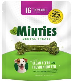 Sergeants Minties Dental Treats for Dogs Tiny Small (Size: 192 count (12 x 16 ct))
