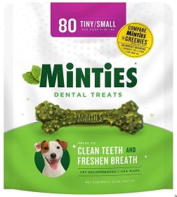 Sergeants Minties Dental Treats for Dogs Tiny Small (Size: 160 count (2 x 80 ct))