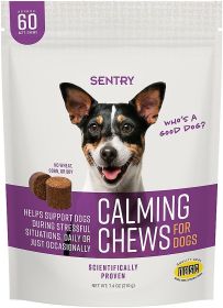 Sentry Calming Chews for Dogs (Size: 60 count)