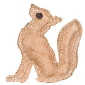 Spot Dura Fused Leather Fox Dog Toy (Size: 1 count)