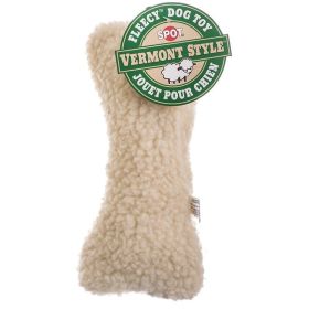Spot Vermont Style Fleecy Dog Toy Bone (Size: 9"L - 3 count)